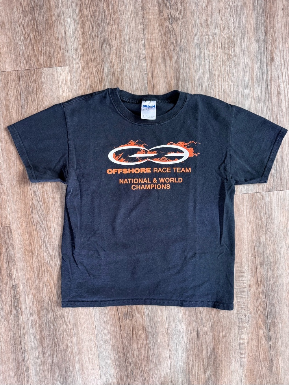 Vintage Y2K Boat Racing 'Offshore Race Team' T-Shirt - size Small